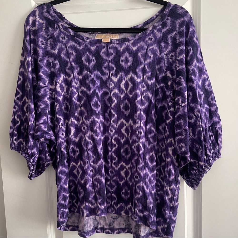 Batik Style Printed Top by Michael Kors